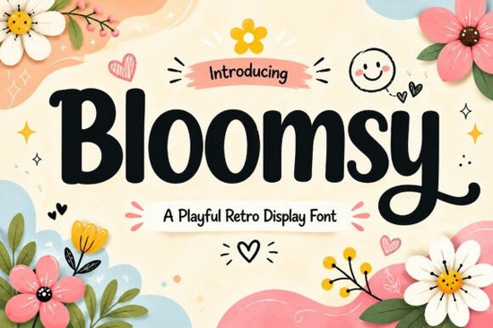 Bloomsy Font